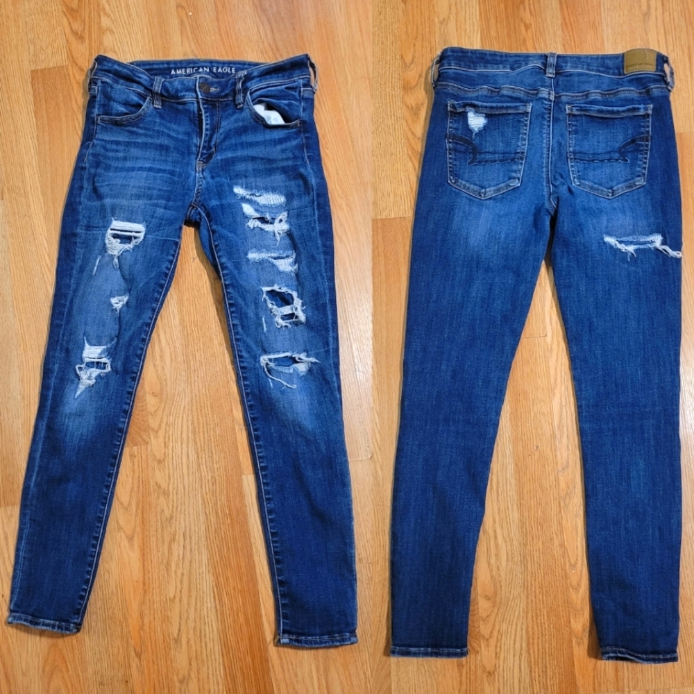 AE Ne(x)t Level Soft Knit Patched High-Waisted Jegging